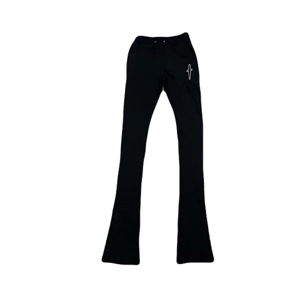Doctrine Black Men’s Superstack Sweatpants Size medium